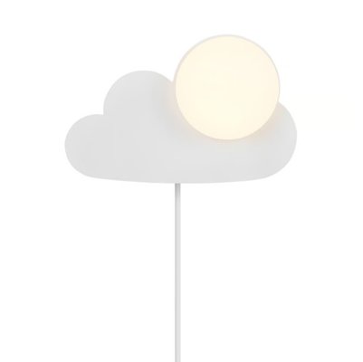 Настінний світильник Nordlux Skyku Cloud, White, Білий, Білий, Білий