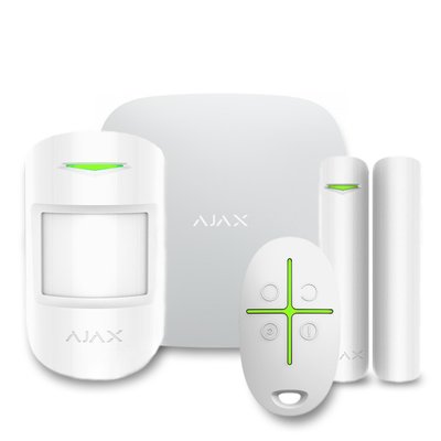 Комплект охоронної сигналізації Ajax StarterKit білий, Білий