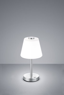 Офісна настільна лампа Trio Emerald 525490107, Нікель, Білий