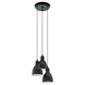 Подвесной светильник Eglo Priddy 49465, Черный, Белый, Черный