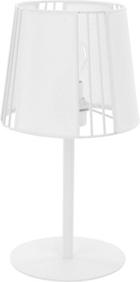 Настільна лампа TK Lighting 5165 Carmen White - 5165, Білий, Білий