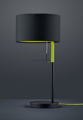 Настільна лампа Trio Landor 501400102, Чорний, Чорний