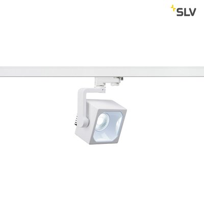 Світильник для шинної системи SLV 3Ph, EURO CUBE 152781, Білий, Білий