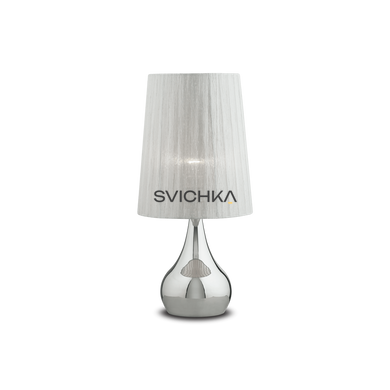 Настольная лампа Ideal Lux ETERNITY TL1 BIG Серебро 036007