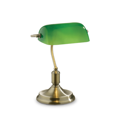 Настільна лампа Ideal Lux LAWYER TL1 Antique Brass 045030