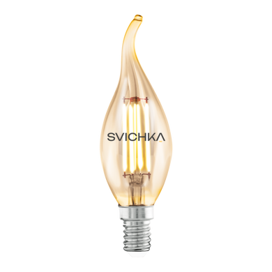 Лампа Eglo филаментная янтарь LM LED E14 (DECO ITEMS) CF35 2200K 11559