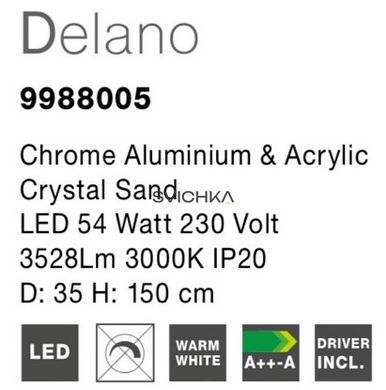 Підвісний світильник Nova luce Delano 8 Chrome