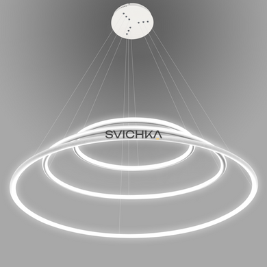 Люстра Circles LED SVK-SP806040-3K-WH, Білий, Білий, Білий