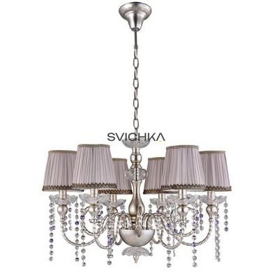 Люстра Crystal lux ALEGRIA SP6 SILVER-BROWN