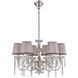 Люстра Crystal lux ALEGRIA SP6 SILVER-BROWN