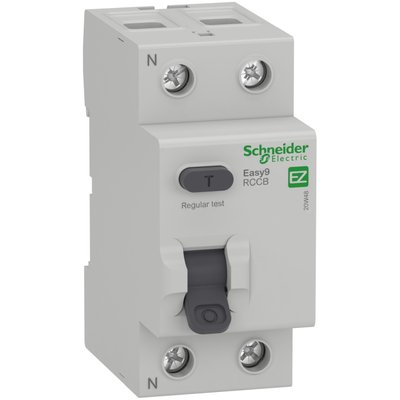 Дифференциальный выключатель (УЗО) Schneider Electric Easy9 2П 100мА 63А ТИП "АС"