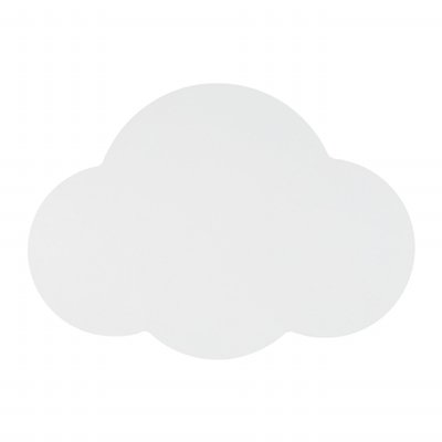 Настінний світильник TK Lighting Cloud, White, Білий, Білий, Білий